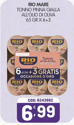 Eurocash Tonno pinna gialla all'olio di oliva Rio Mare offerta