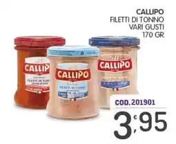 Eurocash Callipo filetti di tonno vari gusti offerta