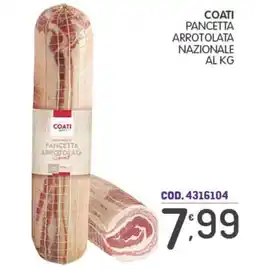 Eurocash Pancetta arrotolata Coati offerta