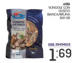 Eurocash Arbi vongole con guscio offerta