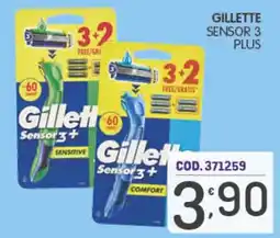 Eurocash Gillette Sensor 3+ offerta