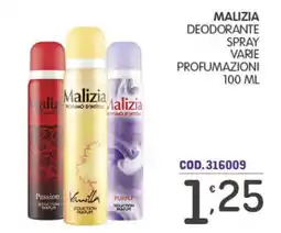 Eurocash Malizia deodorante spray offerta