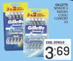 Eurocash Gillette Sensor3 Rasoio Cool/Confort offerta