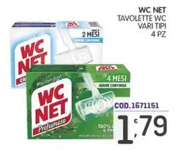 Eurocash WC NET Tavolette WC vari tipi offerta