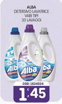 Eurocash Alba detersivo lavatrice offerta
