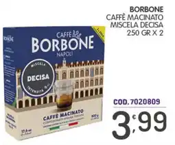 Eurocash Caffè macinato Borbone offerta