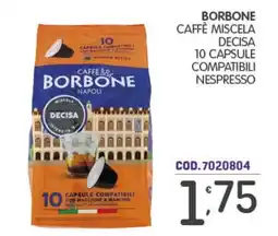 Eurocash Caffè Borbone Decisa offerta