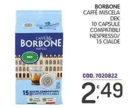 Eurocash Caffè miscela Dek offerta