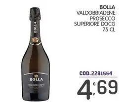 Eurocash Bolla Valdobbiadene Prosecco Superiore DOCG offerta
