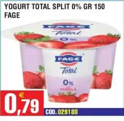 Immenso Cash Yogurt Total Split 0% FAGE offerta