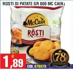 Immenso Cash Rösti McCain offerta