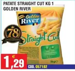 Immenso Cash Patate straight cut Golden River offerta