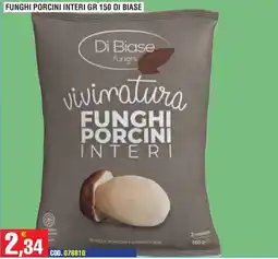 Immenso Cash Di Biase funghi viviratura funghi porcini interi offerta