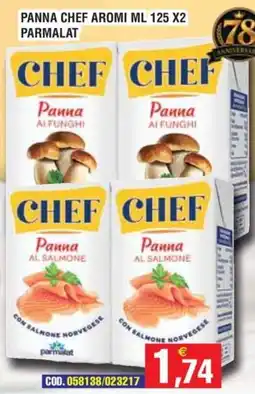 Immenso Cash Panna Chef aromi Parmalat offerta