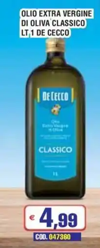 Immenso Cash Olio extra vergine di oliva classico De Cecco offerta