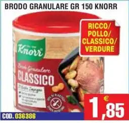 Immenso Cash Brodo granulare classico Knorr offerta