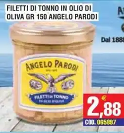 Immenso Cash Filetti di tonno in olio di oliva Angelo Parodi offerta