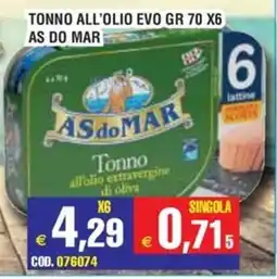 Immenso Cash Tonno all'olio extravergine di oliva AS do MAR offerta