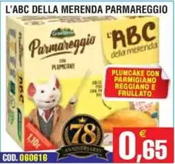 Immenso Cash L'ABC della merenda Parmareggio offerta