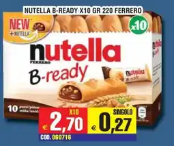 Immenso Cash Nutella B-ready Ferrero offerta
