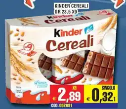 Immenso Cash Kinder Cereali offerta