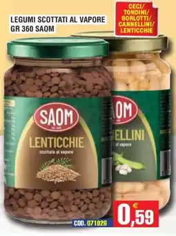 Immenso Cash Lenticchie Saom offerta