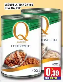 Immenso Cash Lenticchie Qualita' Piu' offerta