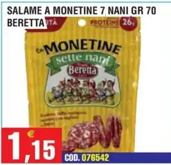 Salame a monetine 7 nani Beretta