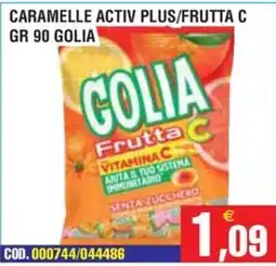 Immenso Cash Caramelle Activ Plus Frutta C Golia offerta