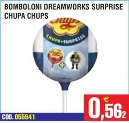 Immenso Cash Bomboloni Dreamworks Surprise Chupa Chups offerta