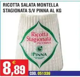Immenso Cash Ricotta stagionata pecorina Pinna offerta
