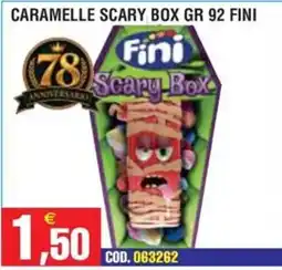 Immenso Cash Caramelle Scary Box Fini offerta