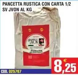 Immenso Cash Pancetta rustica Jvom offerta