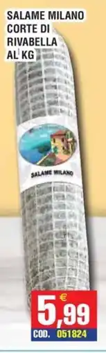 Immenso Cash Salame milano offerta