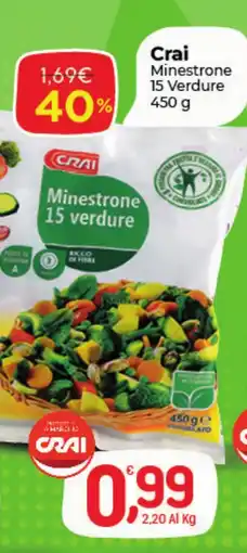 Crai Crai Minestrone 15 Verdure offerta