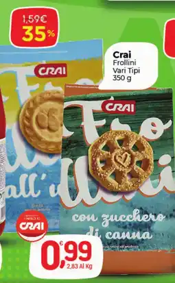 Crai Crai Frollini Vari Tipi offerta