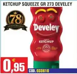 Immenso Cash Ketchup squeeze Develey offerta