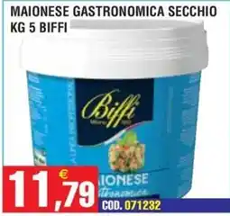 Immenso Cash Maionese gastronomica secchio Biffi offerta