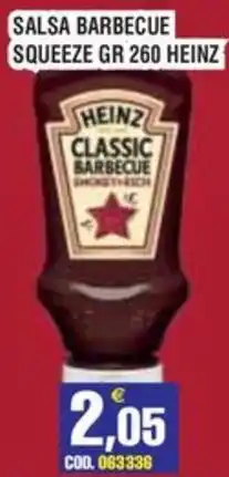 Immenso Cash Salsa barbecue Heinz offerta