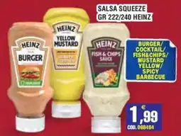 Immenso Cash Heinz salsa squeeze offerta
