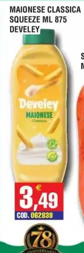 Immenso Cash Maionese classica Develey offerta
