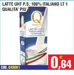Immenso Cash Latte UHT Qualita' Più offerta
