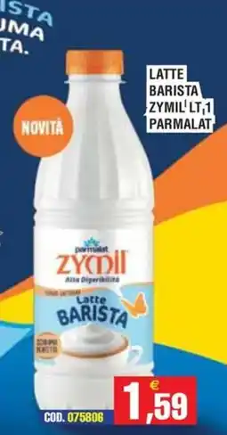 Immenso Cash Latte Barista Zymil Parmalat offerta