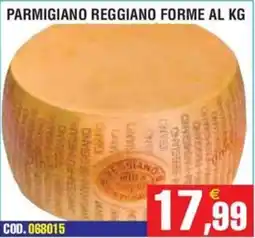 Immenso Cash Parmigiano Reggiano forme offerta