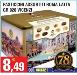 Immenso Cash Pasticcini assortiti Roma latta offerta