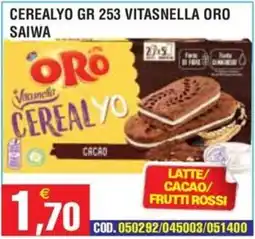 Immenso Cash Cerealyo Oro Vitasnella Cacao offerta