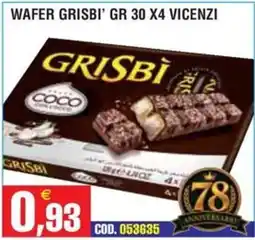 Immenso Cash Wafers Grisbi offerta