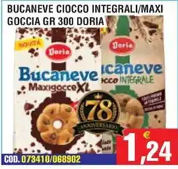 Immenso Cash Bucaneve cioccolato integrale Doria offerta