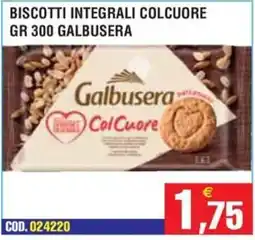 Immenso Cash Biscotti integrali col cuore Galbusera offerta