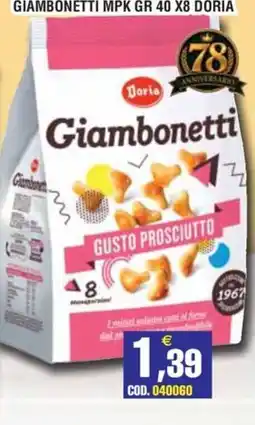 Immenso Cash Giambonetti Gusto Prosciutto Doria offerta